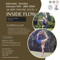 Teacher Training Inside Flow Level 2 with Martasya Yoga Hybrid (offline & zoom) 